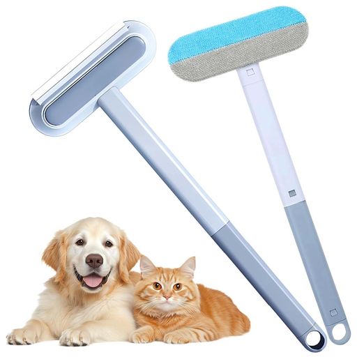 Tibemi猫毛取りブラシ犬毛取りクリーナーペット用抜け毛クリーナー4in1毛玉取り乾湿両用猫の毛取りペッ..
