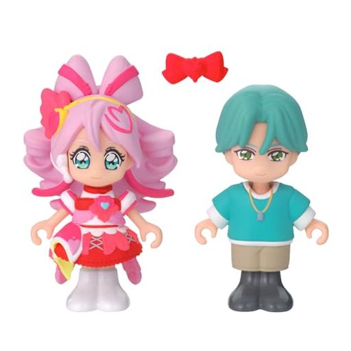 [バンダイ(BANDAI)] キミとアイドルプリキュア8分音符 プリコーデドール キュアアイドル-アイドルハートリボンスタイル-&響カイトセット