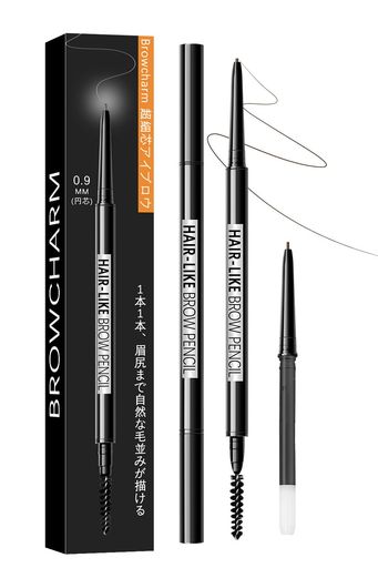 【2025新登場】MAVENI超細芯アイブロウペンシル落ちない極細0.9mmウォータープルーフ長持ち1本1本描ける眉メイク眉毛ペンシル0.4g繰り出し高発色汗皮脂に強い自然な仕上がり【同色替換用回…