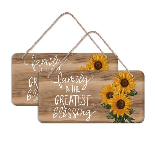 SUPERDANTウェルカムボード玄関ウェルカムプレート2枚/セットウェルカムボード玄関向日葵ドアプレート..