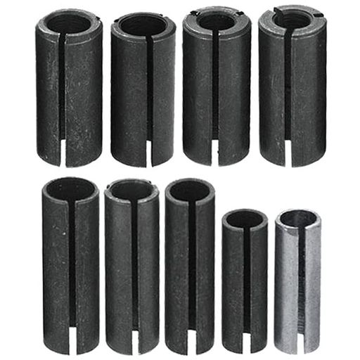 Bestgleトリマーコレットチャック9個入りトリマールーター用アダプター変換チャックトリマーアクセサリ..