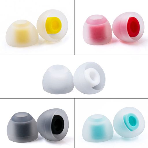 KBEAR 07イヤーピース イヤホン ゴム 替え イヤホンカバー シリコン 重低音強化イヤホンキャップ 音質向上イヤーチップ柔らかい 滑り止め 5サイズ(S、M-、M、M+、L)wf−1000xm4 WF-1000XM3に対応 イ…