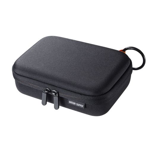 サンワサプライ セミハードガジェットケース(Mサイズ) IN-HDAD1BK sugarlight-10149928 シュガーライトSTORE パッケージ画像