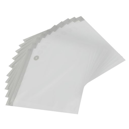 ドリテック(dretec)ジッパー付真空保存袋Mサイズ10枚VS-200/VS-201/VS-102対応真空袋真空ハンディポン..