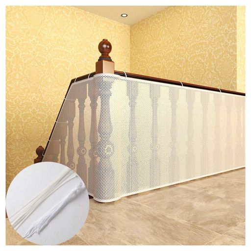 安全ネット階段手すり用転落防止ネット幅78cmx長さ300cm厚手防護ネット階段安全落下防止お子様やペット..