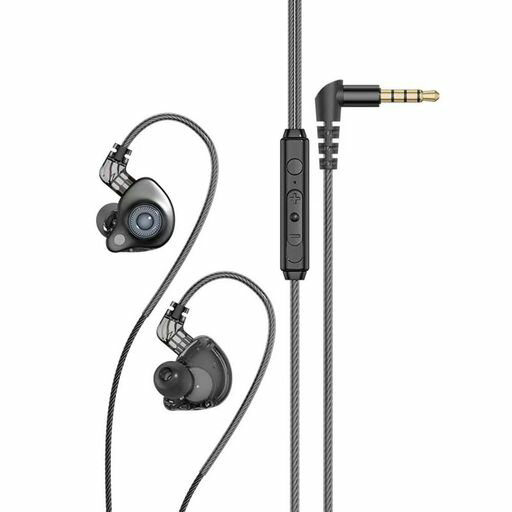 Headphones - 【新登場】タイプcイヤホン有線耳掛け式カナル型落ちにくい外れない快適装着感ながら聴きクリア通話ゲーミングテレワーク/オンライン会議(3.5mm)