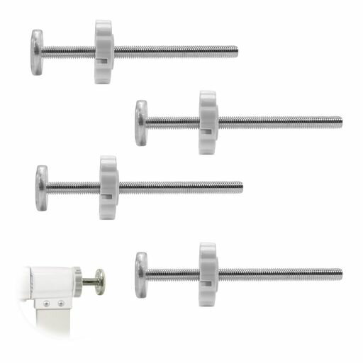 ADOFUNアイソレーションドアボルトベビーゲートネジベビーゲートレール交換金具部品ドッグゲートネジ階..