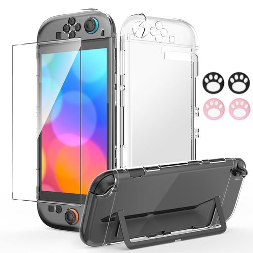 ForSwitch2カバードック対応ガラスフィルムスティックカバーセットスイッチ2専用ケース分体式デザイン..