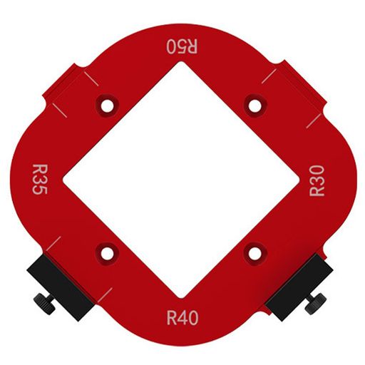 PAVIKEトリマー治具【18.5*14.5*2.4cm】コーナー加工治具 角治具 トリマー用 半径...