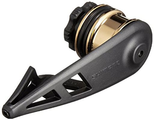 カラー:ブラックゴールド 自重(g):57 全長(mm):75 トルク:~2.0kg 素材/本体、ツマミ:ガラス強化PBT ボビン:真鍮 リング:ジルコニア 糸止めゴム:ニトリルゴム