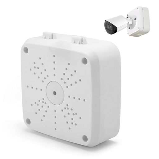 乐天商城 - TIANTHH防犯カメラ取付ボックス防水ジャンクションボックスフリップカバー監視カメラ用配線ボックスワイヤー隠しプラスチック製簡単インストール電気ハウジング防犯カメラアクセサリ…