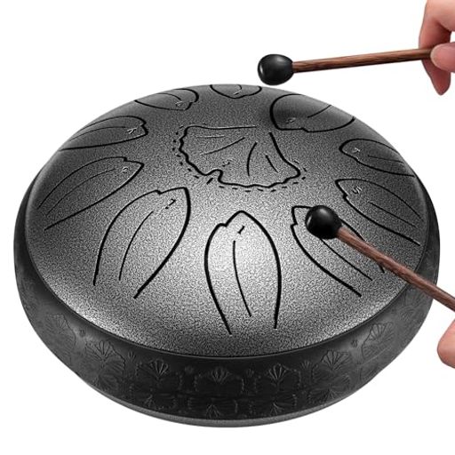 スチールタンドラムは習得が容易で、子供や楽器愛好家にとって入門用の楽器です。 変色や摩耗を防ぐために、専門的に手作りされ、塗装された合金鋼で作られています。 持ち運び簡単、操作簡単、収納袋付き、持ち運び簡単。 どこにでも簡単に持ち運べます。 素手で遊べます。 パッケージ内容: スチールタンドラム1個、ドラムスティック1組、フィンガーピック4個、ミュージックブック、ツートーンステッカー、収納バッグ。 贈り物に最適。子供、友人、音楽愛好家への素晴らしい贈り物です。
