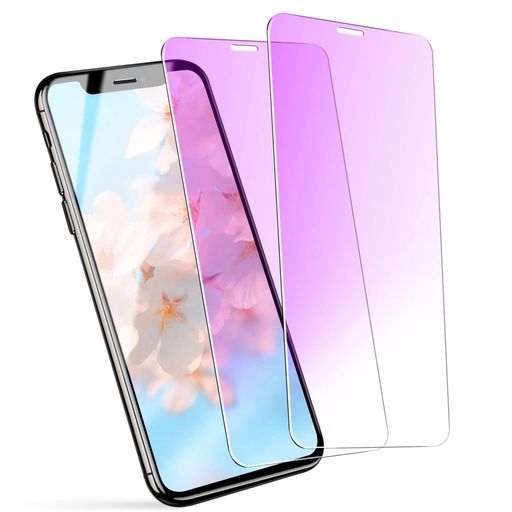 【ブルーライトカット】iPhone11/iPhoneXR用ガラスフィルムブルーライト液晶保護フィルムアイホン11/アイホンXR用強化ガラス【耐衝撃/貼り付け簡単/0.25mm超薄型/高透過率/指紋防止/硬度9H/2枚…