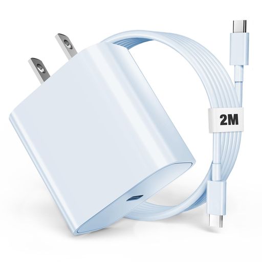 USB-C 急速充電器 : 最新の急速充電技術に対応し、PD(Power Delivery)を採用することで、スマートフォンやタブレットを短時間でフル充電します。PDポートは最大20W出力で、USB Cケーブルと組み合わせてPhone15を最速で充電可能、30分で0%から55%まで充電することができ、すぐにデバイスの電源を入れることができます。忙しい日常生活の中、充電の待ち時間を最小限に抑えることができます。しかも、USB-C充電器:60*41*28mmの大きさで使用中に近くのコンセント穴にも干渉しません。実用重視のサイズ感です。 PSE認証済で安全性&amp;耐久性 : この急速充電器はPSE認証を取得し、多重保護システムにより過充電、過放電、過熱、短絡を避けて充電器自体とデバイスを保護でき、充電をもっと安全になります。自動検出機能により、Phone15/iPad Pro/Airなど各モデルのデバイスに最適出力を選択し、迅速かつ安定してデバイスを充電できます。 USB-C to Cケーブル2m付き : 2mの長さの充電ケーブルが付属しています。