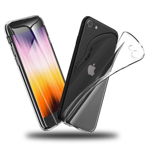 乐天商城 - ORANGAiPhoneSE用ケース第3世代20225GiPhoneSE第2世代8用7用ケースクリアTPU耐衝撃黄ばみなし薄型カメラ保護アイフォンSE3SE278用カバークリア