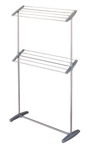 商品サイズ(使用時:片側):136x84x32cm製品重量:1.6kg パイプ:ステンレス巻きスチールパイプφ19mmステンレスパイプφ8mm部品:ABS樹脂金属部品ネジ類:スチール(メッキ)
