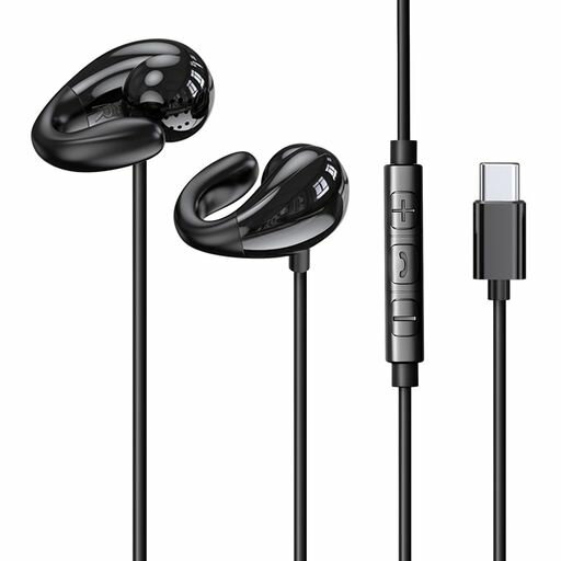 乐天商城 - 【新登場】 イヤホン 有線 USB Type C オープンイヤー イヤー 有線イヤホン マイク付き 耳を塞がない 耳掛け 有線ヘッドセット ゲーミングイヤホン 着信応答/終話 音量調節 軽量 iPhone