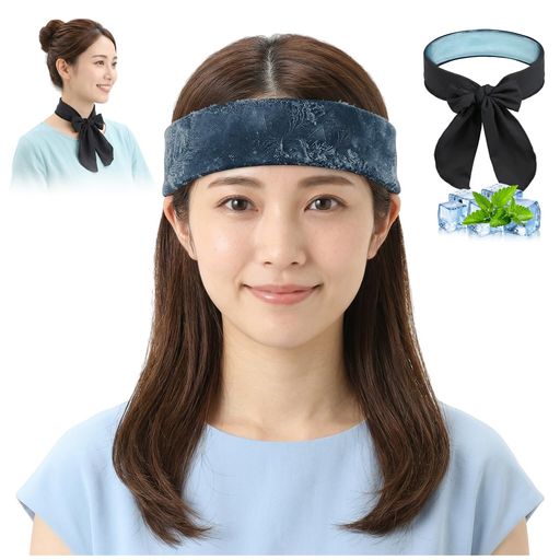 冷却グッズ アイスベルト 冷却ジェル 接触冷感 Fohil ネッククーラー 氷ベルト ひ...