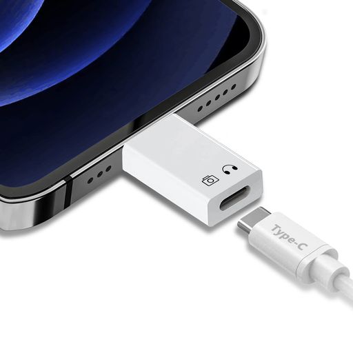 【データ伝送&amp;安全充電対応】USB C(メス)からIOS(オス)変換コネクタです。USB Cケーブル一本がある限り、充電と最大スピードでの高速データ伝送可能です。挿すと即時に使用できる、使用簡単。最大スピードで高速データ伝送可能です。挿すと即時に使用できる、使用簡単。このアイテムがあれば、充電しながらデータ伝送できるため、時間が稼ぐことができます。5V/2.1Aの充電電流に対応しており、PADなどのデバイスに5V/2Aの電流で充電可能となります。(※ご注意:急速充電機能は支持しません。) 【ヘッドホン対応】このUSB Cアダプターを接続した後、IOSデバイスでタイプC / USB Cヘッドフォンで直接音楽を聴くことができます。(※ご注意:USB Cイヤホンはデジタルイヤホンとアナログイヤホンに分かれており、本製品はデジタルイヤホンのみ対応) 【USBドライバーも対応】USB C端子のドライバーやスマホから写真・動画・ファイルなどなど転送できます(転送スピードは480MBPS)、専用アプリや複雑な設定は不要、挿すだけで使えます。