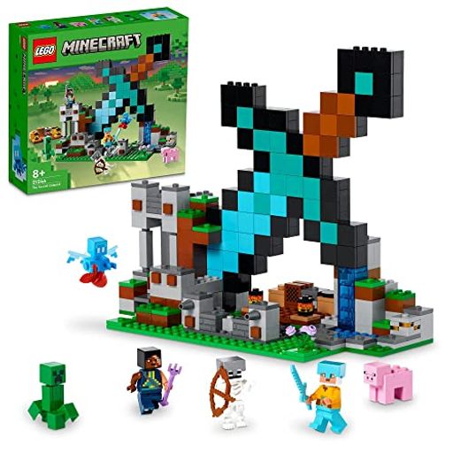 レゴ LEGO マインクラフト ダイヤモンドの剣の基地 クリスマスプレゼント クリスマス 21244 おもちゃ ブロック プレゼント テレビゲーム 冒険 男の子 女の子 8歳以上