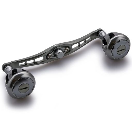 【特徴】直径32mm中空軽量デザインノブ、120mmダブルハンドル。 【サイズ】ノブ直径32mm、ハンドル軸心距離120mm 【総重】43g【素材】70シリーズ航空アルミ。 【付属】4x7mmセンターナット2個、5x8mmセンターナット2個、転換スリーブ1個。 【適応機種】取付部4x7mm、5x8mmのDAIWA, SHIMANO, ABU GARCIAのベイトリールに適用。 【保証期間】:60日間(付属品を除く)保障付きます。リールハンドルの交換可能対応機種は以下の説明限りではありませんので、何か問題がございましたら、メールでご連絡おねがいいたします。