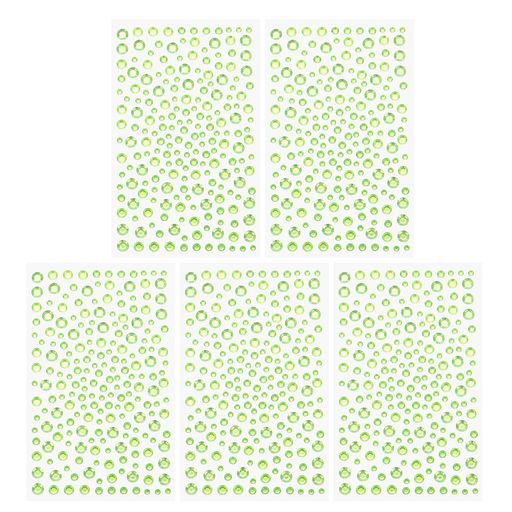 PATIKIL1045個アクリルジェムステッカー4サイズ3/4/5/6mmセルフアドヒーシブラインストーンフェイスジェムストーンブリング宝石ネイルアートクラフト服装DIYメイクアップデコレーションパー…