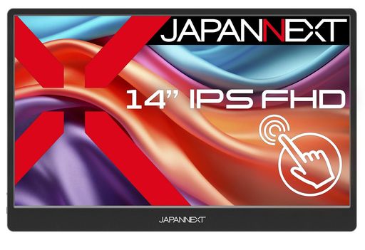 JAPANNEXT14インチモバイルモニターIPSパネルフルHD1920x1080解像度スマートケース付き(TypeC/PC対応/スピーカー内蔵/sRGB100%/非光沢)..