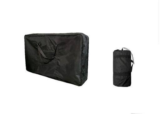 [EFFORTS]折りたたみ自転車用輪行袋収納バッグ14〜26インチ対応専用ケース付き収納ロードバイクサイクリングツーリング防水耐用保管や持ち運びに便利(ブラック21~26インチ)