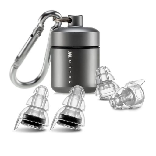 Mumba高忠実度のコンサート耳栓再利用可能なミュージシャンの耳栓音楽祭DJ収納ボックス付きミュージシ..