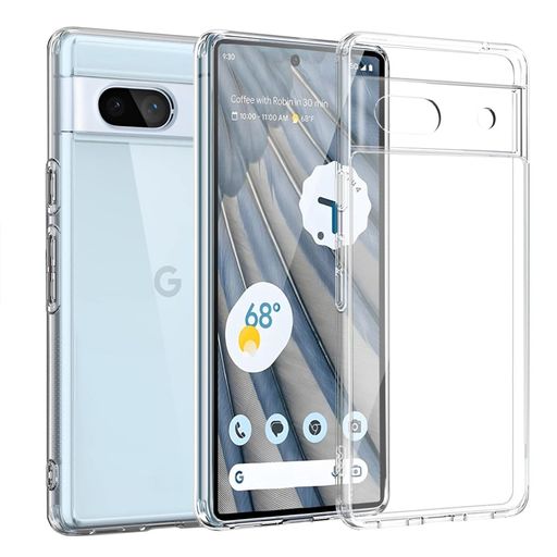 Rakuten - KakukiForGooglePixel7AケースTPU+PC黄ばみ無しピクセル7Aクリアカバーストラップホール付レンズ保護米軍MIL規格取得耐衝撃落下防止軽量透明全面保護カバー(Pixel7A対応)﻿