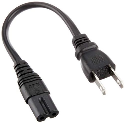 コンセント側: 2ピン オス (JIS C 8303、NEMA 1-15P準拠) ACアダプタ側: 2ピン メス (IEC 60320-C7準拠) 定格: 7A-125V (700Wまで) VCTFK 0.75mm2ケーブル使用 カラー: ブラック、ケーブル長: 0.18m、RoHS指令準拠 (10物質)