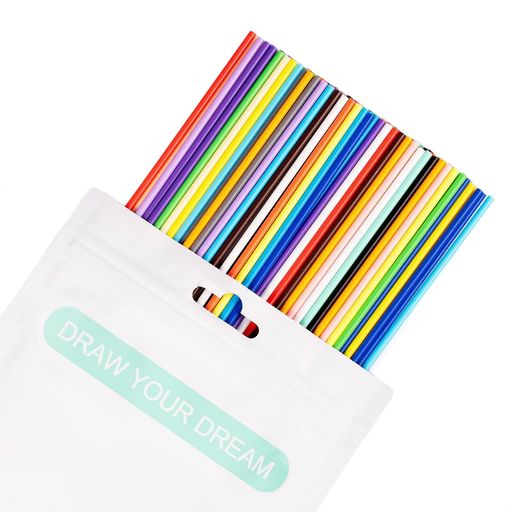 ポクミル3Dペンフィラメント詰め替え22色PCL各色15cmx5個合計110個3dプリンター3DoodlerStart+3Dペン用..