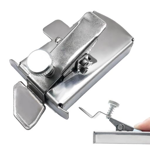 YFFSFDCマグネット式シームガイドミシン用定規押さえ磁気シームガイドステンレス鋼厚さ調整可能服を縫..