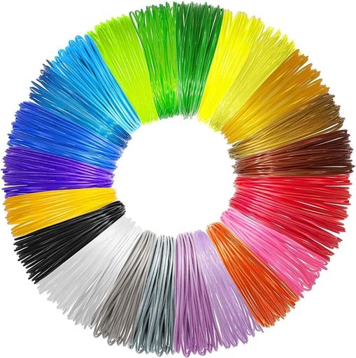 PXLAATY3DペンPLAフィラメント3Dプリントペン用フィラメント素材3Dプリンター用マテリアル20色1.75mm3D..