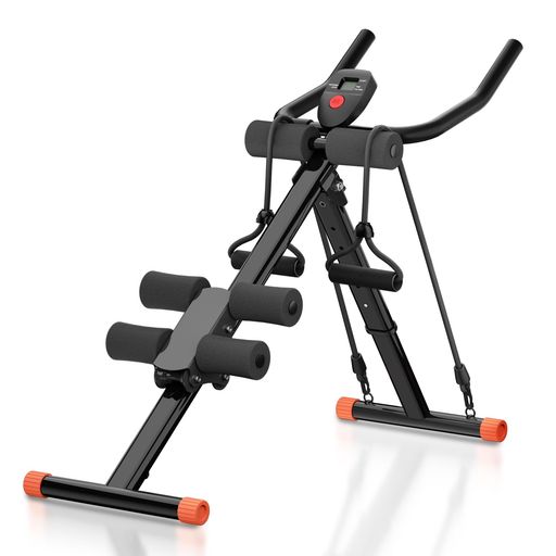 「商品仕様」本体サイズ:幅さ81cm(斜め角度)*奥行き38cm*高さ89.5cm。重量:6.8KG。最大耐荷重:150KG。 「1台多役の腹筋マシーン」この腹筋マシーンは腹筋の鍛えのみならず、太ももや手首、背、ヒップ、胸など部位までも鍛える多機能腹筋マシーンです。上半身も下半身もよく鍛え、一台多役を現実してトレーニングをバランスにさせます。 「角度2段階調整&amp;高さ5段階調整」この腹筋マシーンは斜め角度の調整に通じて更に刺激的な強度を体験し、腹筋への刺激を増強して筋肉をつけます。5段階高さの調整で筋肉トレの行程を長くさせて、トレーニングの強度を高めて筋肉つけを促します。初心者からベテランまで楽に鍛える腹筋マシーンはおすすめます。 「メーター付き」トレーニング回数をはっきりさせるように腹筋マシーンにメーターを装備して自分のトレーニング回数が一目瞭然、回数を数える必要がなく、一途に腹筋のトレーニングに沈めます。 「スペース取らず」コンパクトで折りたたみ可能の腹筋マシーンは家のスペースを取らず、利用しない時には折りたためてコーナーやベットの下にしまって省スペースです。自宅をジムにならせることも簡単です。