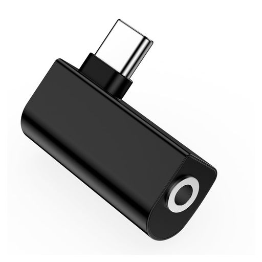 USB-Cto3.5mmタイプcイヤホンジャック変換L型4極オーディオ変換アダプターハイレゾ...