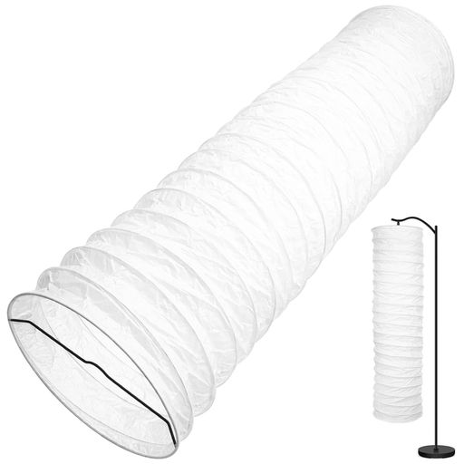 Totorityランプシェード紙フロアランプシェードのみ交換用北欧和室照明カバー縦長筒型92cmスタンドライト替えシェードおしゃれ間接照明リビング寝室飾りホテル和風洋風(ベースなし)