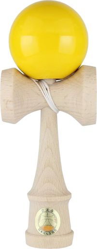 Rakuten - 山形工房(YamagataKoubou)競技用けん玉「大空」(日本けん玉協会認定)ソリッドカラー黄色