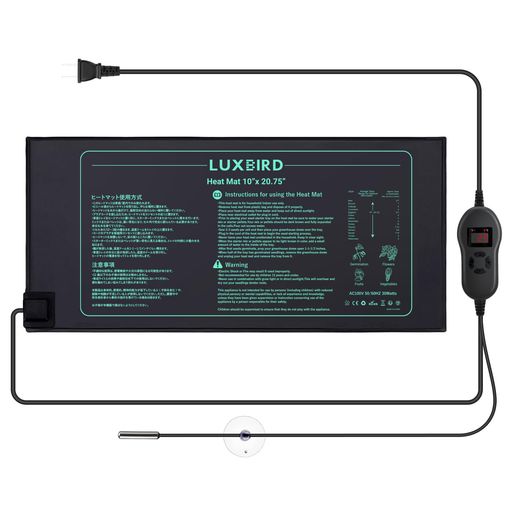 Luxbird�ҡ��ȥޥåȥ����⥹���å��դ����ȯ��ޥå�30Watt����Ĵ����Ĵ�ҡ������ޥåȿ�ʪ��Ǯ��IP67�ɿ嵬��ȯ��Ψ���åײ�����Ϣ������ݰ��ĥޥåȿ�̺���25x52cm