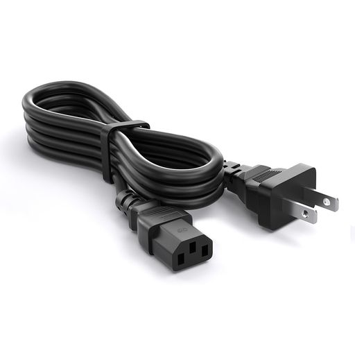 Varbmtac電源ケーブル定格10A-100V1.5m1本UL規格認定純銅芯軽量多重保護耐候性耐摩耗3ピンソケット(メス)2ピンプラグ(オス)耐久性