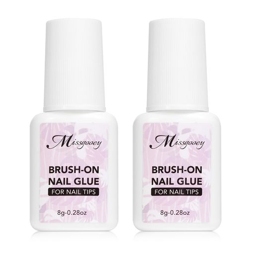 ネイル 【UVライト不要のネイルグルー】長持ちで耐久性があり、大容量(8g*2)。このジェルは粘り気があり、柔軟性にも優れています。正しく使用すれば、付け爪やネイルパーツが28日以上しっかりと爪に固定されます。 【速乾&amp;簡単使用】もう面倒なネイルの塗布に悩む必要はありません!これ1本で完璧なDIYネイルが実現できます。ネイルランプは不要で、数秒で爪に接着できます。 【超強力で防水】付け爪、ソフトネイルチップに最適な強力で耐久性があり、防水性も兼ね備えています。家事や入浴、水泳中でも落ちる心配はありません。ネイルチップグルーは、小さなラインストーンやビーズ、その他のネイルアートパーツもしっかり接着します。 【改良されたフォーミュラ】Missgooeyのネイルチップ接着剤は、強力な粘着力を保つよう改良されています。毒素を含まない成分で作られており、低臭気で身体や肌に優しいです。 【取り外しが簡単】アセトンを爪の端に塗り、木棒を使ってすき間を軽く広げると、ネイルチップを簡単に外すことができます。ご自宅でネイルアートをお手軽に楽しむことができます。初心者さんでも扱いやすい逸品です。