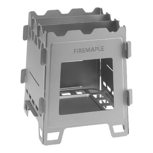 Fire-Maple ウッドストーブ 焚き火台 小型 チタン製 軽量 折りたたみ ミニ 薪ストーブ ポケットコンロ ソロキャンプ 登山 アウトドア バーベキュー 組立簡単 初心者
