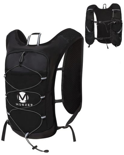 超軽量設計のランニングバックパックは、重さわずか 180g、サイズ 40*22.5cm。スポーツに必要なアイテムをまとめて収納できるよう設計され、サイクリングバッグとしても抜群の収納力を発揮します。両サイドのストラップには 500ml の水筒、キャンディ・チョコレートなどを収納可能。ジッパー付きポケットにはスマートフォンを収納でき、背面の 2 層式メインコンパートメントには 2L サイズのウォーターブラダー(給水袋)を収納できます 防水性・耐久性:高品質で耐水性に優れたナイロン素材を採用し、悪天候でも安心して使用できます。サイクリングバックパック本体の生地表面には防水コーティングが施されており、水滴の浸入をしっかりガード。急な雨に降られても中の荷物を守ります。裏地には高品質ポリエステル素材を使用し、摩擦や破れに強く、耐引裂性・耐変色性に優れ、丈夫で長持ちする設計です。トレーニング愛好者や長距離移動・アウトドアを楽しむ方に最適です 光反射設計・安全性:ランニングリュックの前後には、高輝度な反射ストリップを採用し、夜間での視認性を大幅に高めています。