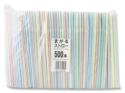 本体サイズ:約φ0.6x21cm(1本あたり) 内容量:500本入り ストロー色:カラー 内容量:500本入り ストロー色:カラー