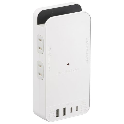 Rakuten - オーム(OHM)フラット壁タップPD対応30W4個口白|オーム電機HS-AK4UW2500-1080