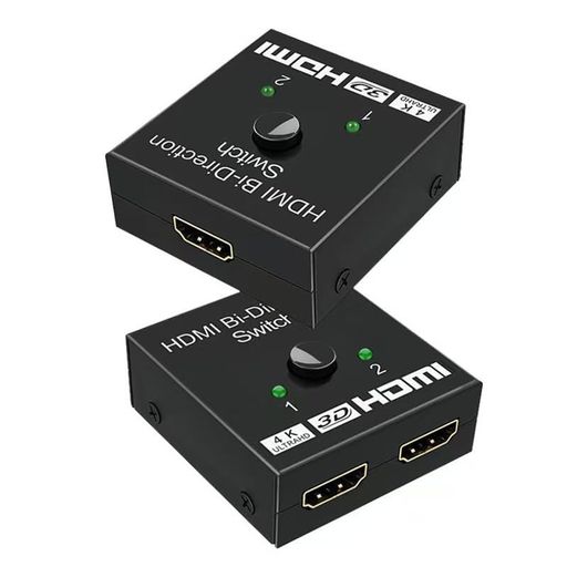 Parishop HDMI分配器 HDMIセレクター/切替器双方向 4K/3D/1080P対応1入力2出力/2入...