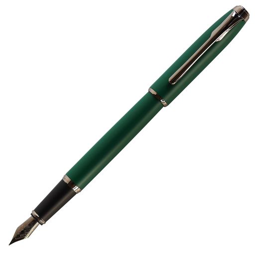 本体サイズ:138x12x12mm 本体重量:30g ペン先:F コンバーター式万年筆 材質:ボディ・キャップ/真鍮+焼付塗装・POM(インナーキャップ)、グリップ/マンガン鋼+電気メッキ、ペン先/ステンレス・イリジウム