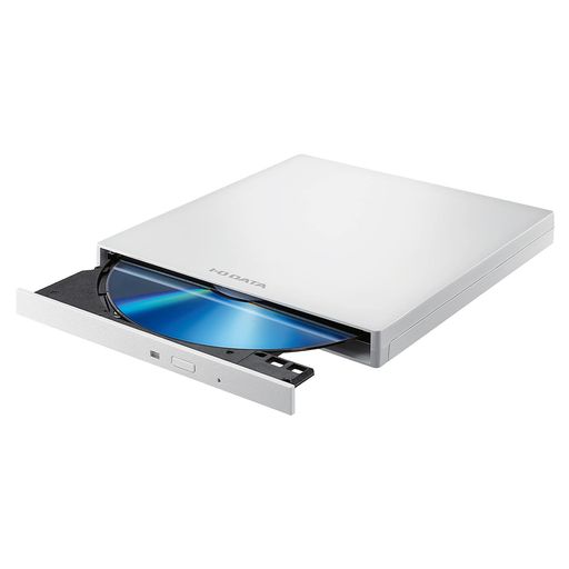 Rakuten - アイ・オー・データI-ODATAポータブルDVDドライブ再生・保存ソフト付きType-C/USBA搭載Win/Mac両対応バスパワーホワイトDVRP-UC8VW