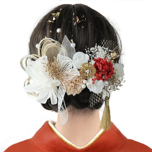 樂天商城 - AstraLoom 髪飾り 成人式 ヘアアクセサリー 25点セット あじさい かすみ草 造花飾り ドライフラワー 水引 和装 振袖 袴 着物 浴衣 髪飾り ヘア飾り 卒業式 成人の日 七五三 結婚式 花モチーフ …