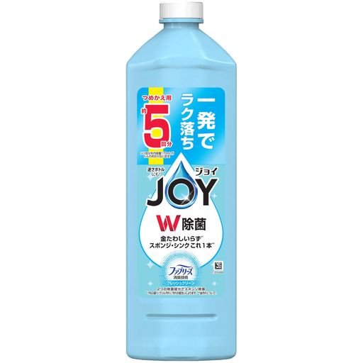 ジョイ W除菌 食器用洗剤 ファブリーズW消臭 フレッシュクリーン 詰め替え 670mL